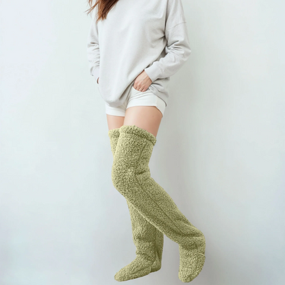 Hygo Cozy Over-the-Knee Fleece Socks