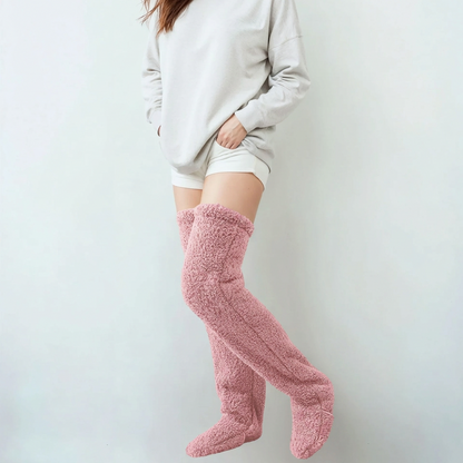 Hygo Cozy Over-the-Knee Fleece Socks