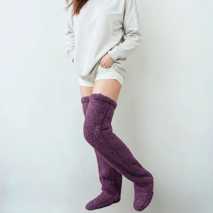 Hygo Cozy Over-the-Knee Fleece Socks
