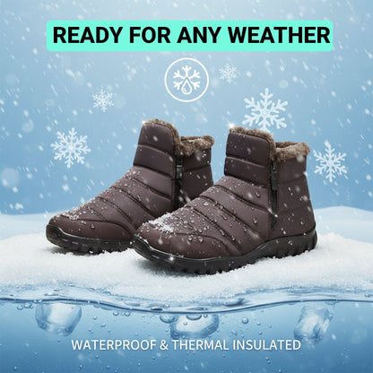Thick Warm Cotton Zipper Shoes – Cozy Feet & Comfortable Fit