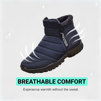 Thick Warm Cotton Zipper Shoes – Cozy Feet & Comfortable Fit