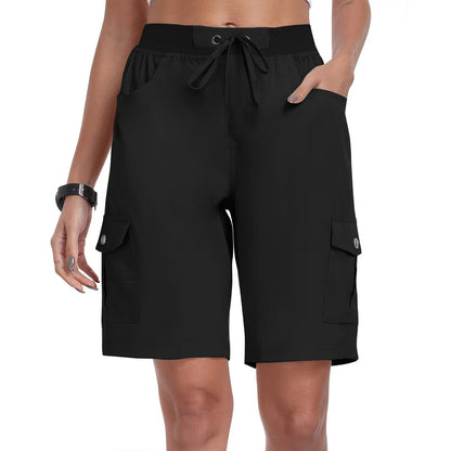 Women's Quick-Dry Cargo Shorts with Pockets