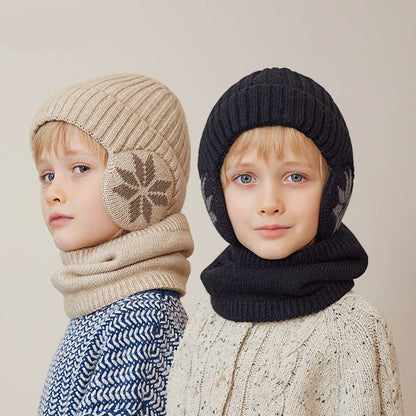 Hygo Winter Knit Beanie & Scarf Set — Ultra-Soft, Thermal Protection, Unisex Design in Adult & Kids Sizes