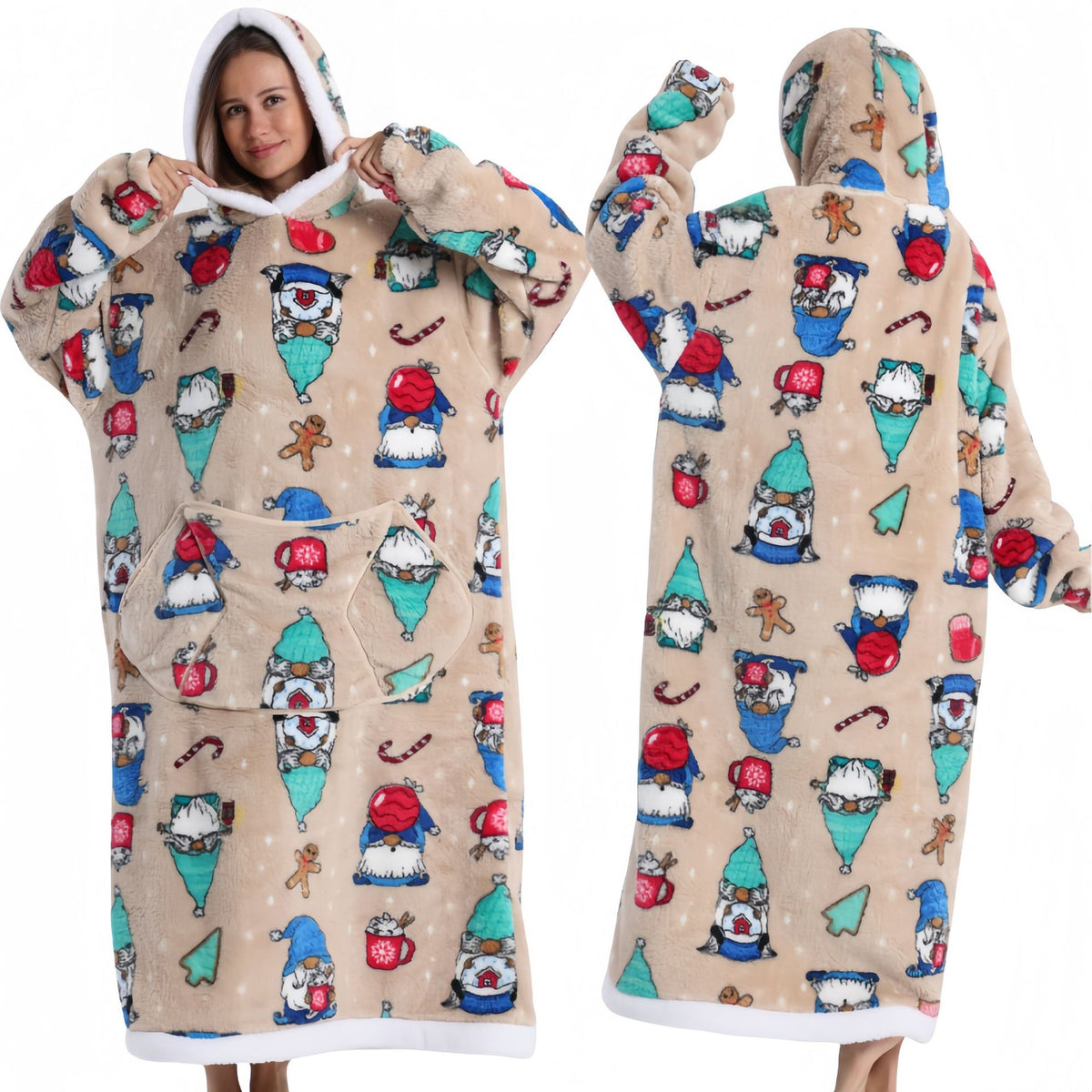 Cozy Oversized Wearable Blanket Hoodie