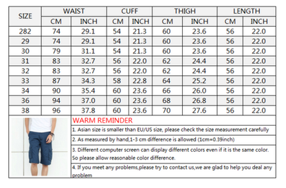 Hygosport Summer Outdoor Pure Cotton Washed Multi-Pocket Men's Shorts