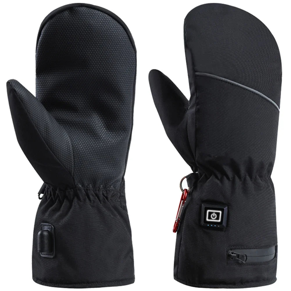 USB Heated Winter Gloves – Dual-Sided Heating | Waterproof & Anti-Slip