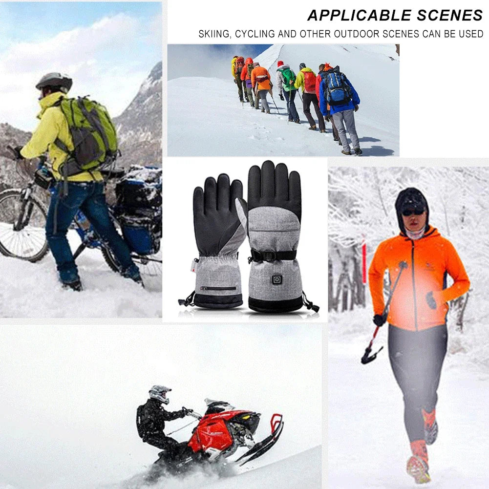 Hygo Electric Heated Winter Gloves – 3 Heat Settings | Up to 8 Hours of Warmth