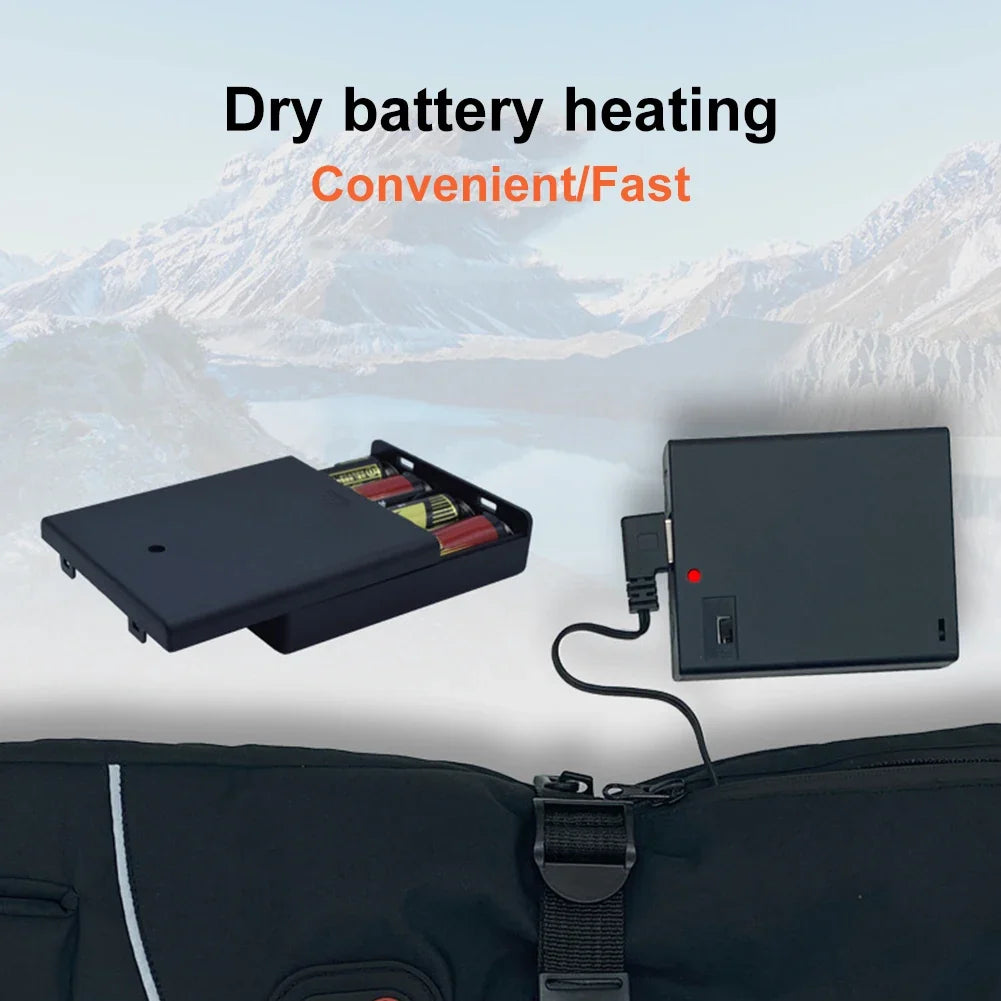 Electric Heated Gloves – 3 Heat Settings | Touchscreen Winter Gloves