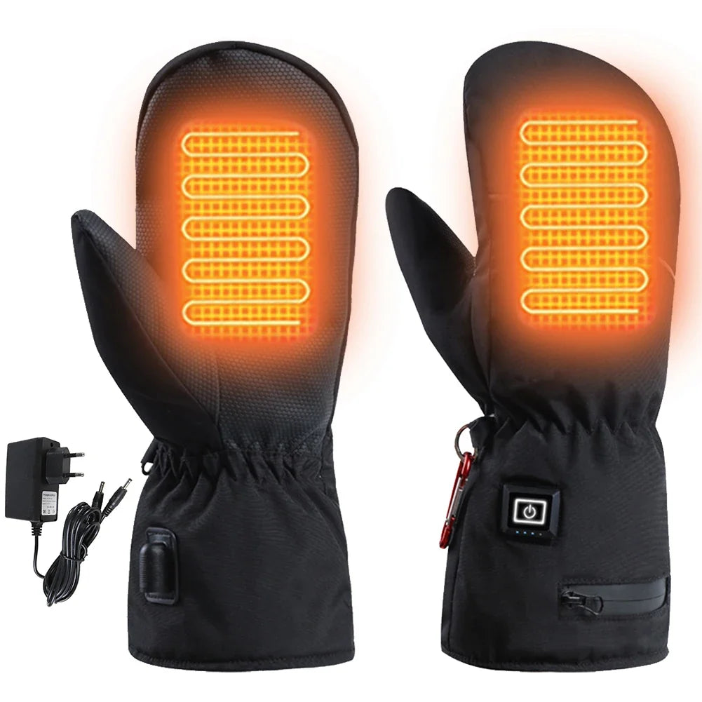 USB Heated Winter Gloves – Dual-Sided Heating | Waterproof & Anti-Slip