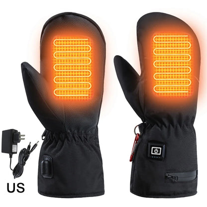 USB Heated Winter Gloves – Dual-Sided Heating | Waterproof & Anti-Slip