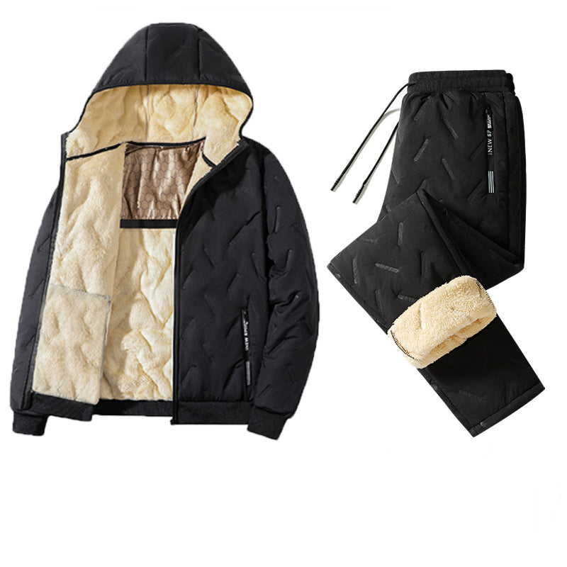 Men‘s Winter Fleece Thickened Set