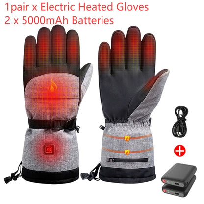 Hygo Electric Heated Winter Gloves – 3 Heat Settings | Up to 8 Hours of Warmth