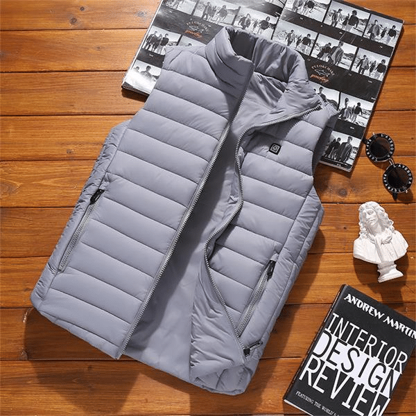 Electrically heated down vest