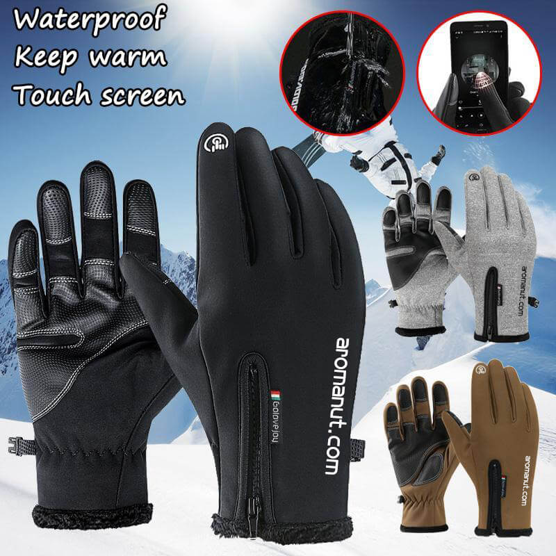 Unisex Winter Warm Waterproof Touch Screen Gloves【Last Day Promotion 60% OFF】