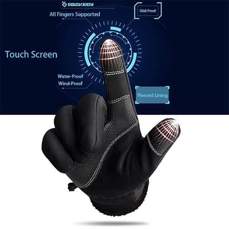 Unisex Winter Warm Waterproof Touch Screen Gloves【Last Day Promotion 60% OFF】