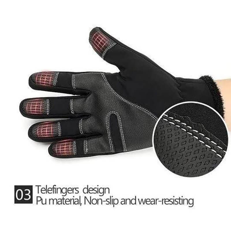 Unisex Winter Warm Waterproof Touch Screen Gloves【Last Day Promotion 60% OFF】