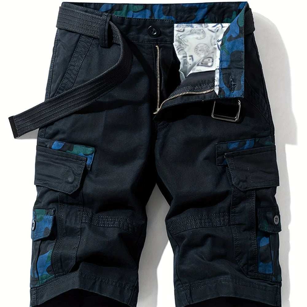Hygosport 100% Cotton Camo Men's Cargo Shorts