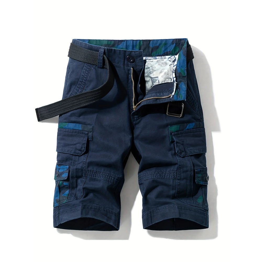 Hygosport 100% Cotton Camo Men's Cargo Shorts