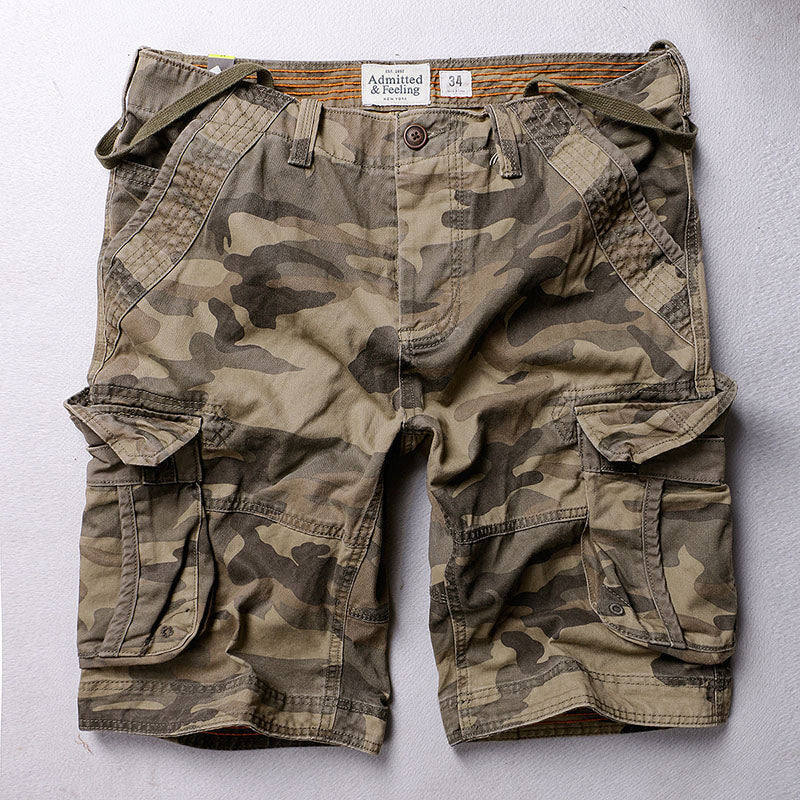 Hygosport Casual Camo Large Pocket Men's Shorts