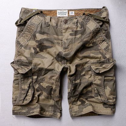 Hygosport Casual Camo Large Pocket Men's Shorts