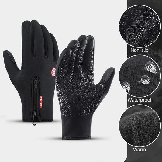 HygoSport™ Waterproof Thermal Touchscreen Gloves – Windproof Winter Gloves for Outdoor Work, Driving & Sports