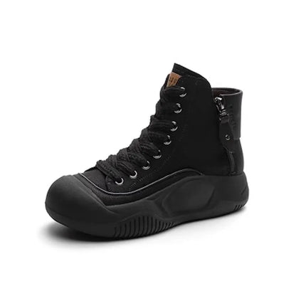 Hygo Women's Vintage Leather Comfort Ankle Boots