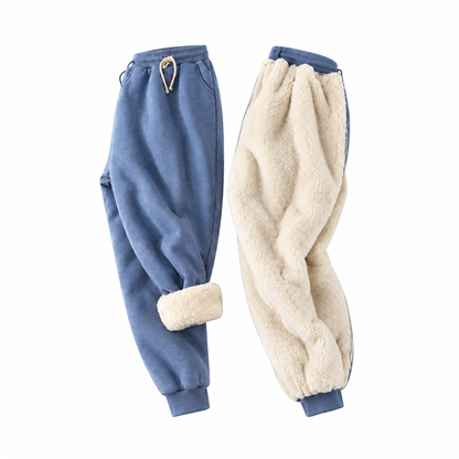 Hygo Women's Thermal Sherpa Fleece-Lined Jogger Pants