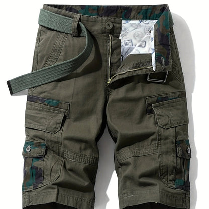 Hygosport 100% Cotton Camo Men's Cargo Shorts