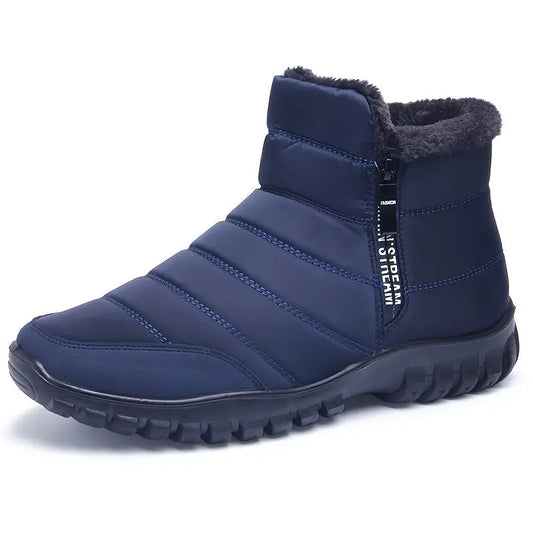 Thick Warm Cotton Zipper Shoes – Cozy Feet & Comfortable Fit