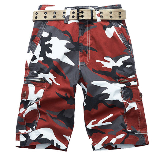 Hygosport  Casual Beach Camouflage Cotton Men's Shorts