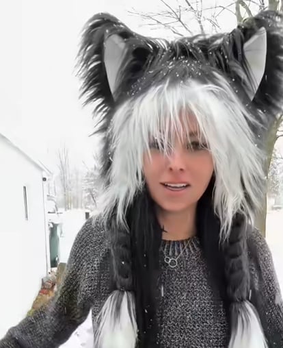 ⚡ Flash Sale – Fluffy Cat Ear Hat | Halloween & Christmas Cozy Plush Headwear