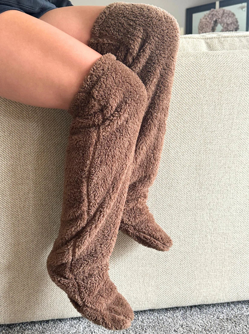 Hygo Cozy Over-the-Knee Fleece Socks