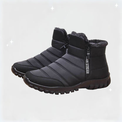 Thick Warm Cotton Zipper Shoes – Cozy Feet & Comfortable Fit