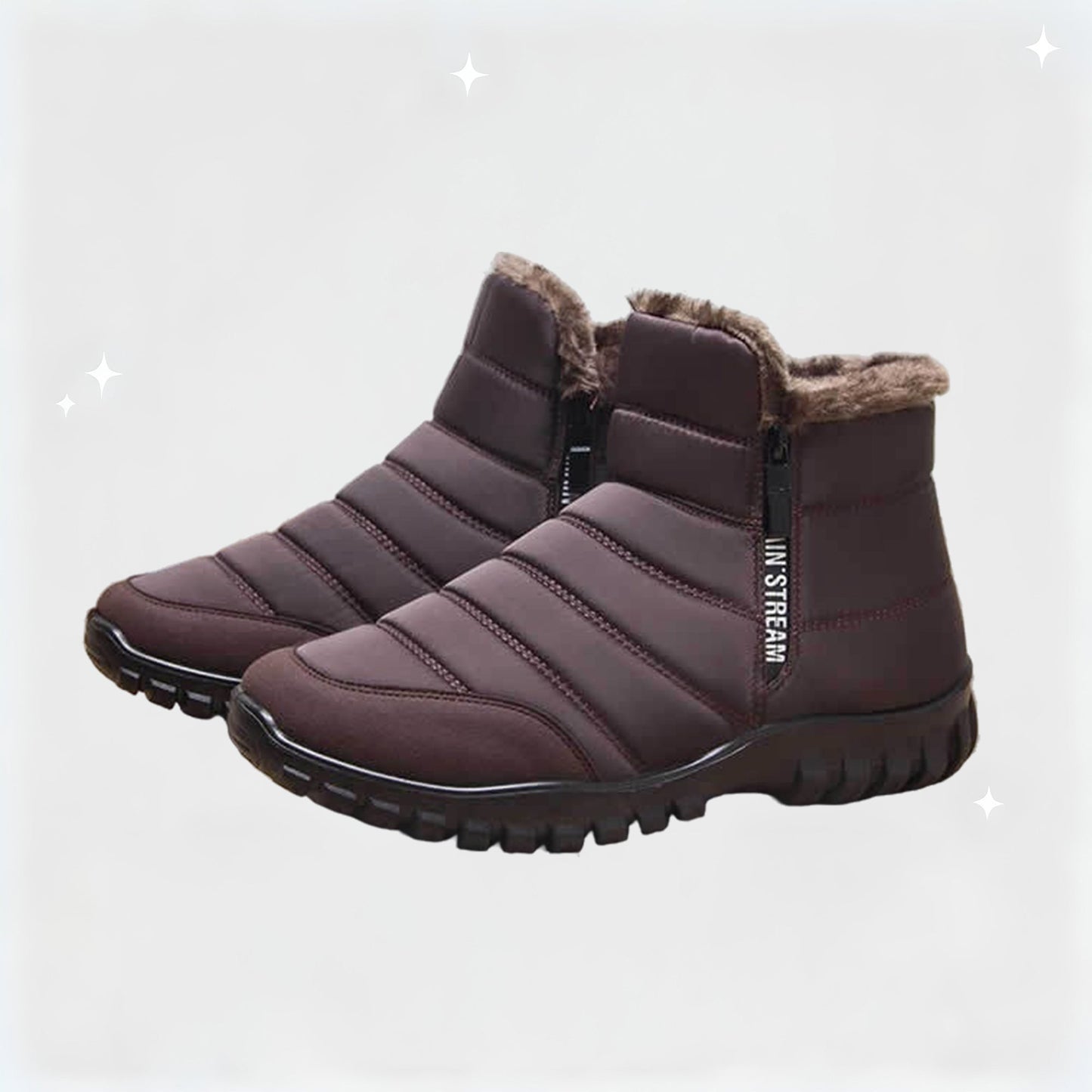 Thick Warm Cotton Zipper Shoes – Cozy Feet & Comfortable Fit