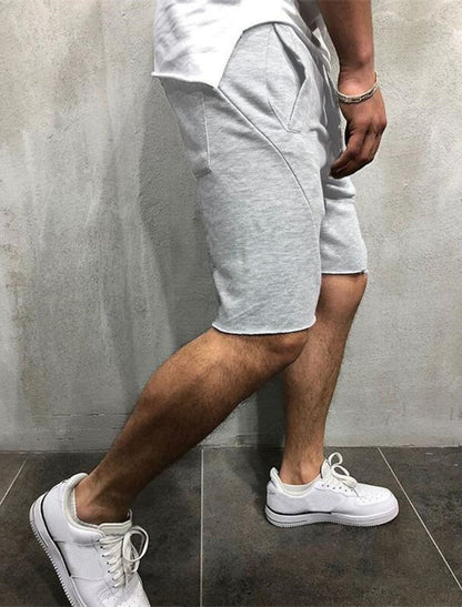Hygosport Loose Plain Elastic Waist Shorts
